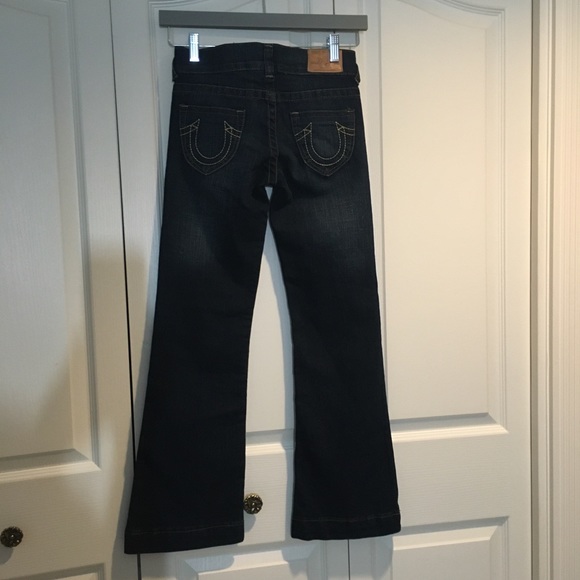 True Religion vintage wash blue jeans in size 10 - Picture 4 of 16